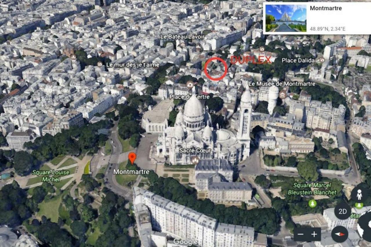 Luxurious Duplex - Top Of Montmartre París Exterior foto